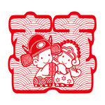 红色古风双喜