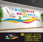 美术教室文化墙