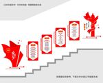 主题教育党建楼梯
