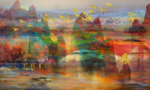 抽象油画