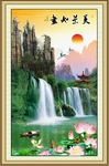 玄关山水画