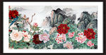 国画牡丹花