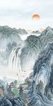 新款极品山水玄关 TIF分层