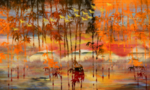 抽象油画