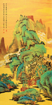 复古山水画