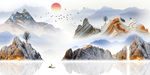 发财鹿 发财树 现代简约 中式
