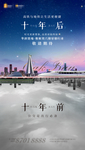 地产 海报 城市发展  对比时