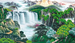 电视背景 山水国画