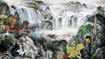 电视背景 山水国画