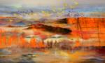 抽象油画