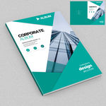 沉稳商务企业画册封面