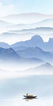 奢华中国风山水画 TIF分层
