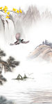 新款 中国风山水画 TIF分层