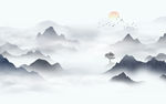 高端水墨山水画