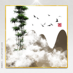 群山山水