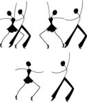 跳舞简笔画