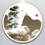 现代组合无框画