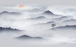 水墨山水画