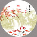 九鱼图