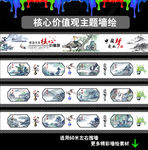 社会主义核心价值观文化墙