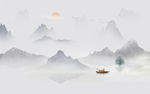 水墨山水画