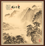 国画山水
