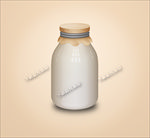 牛奶瓶UI图标
