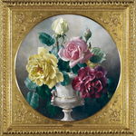 高清花卉静物油画
