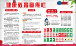 冬季防火健康教育宣传栏