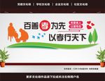 敬老文化墙