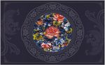 国潮纹样芙蓉花中国风中式背景墙