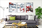 中国风水墨梅花装饰画