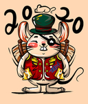 鼠年插画