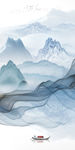 线条高档玄关画 tif分层