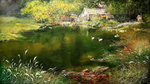 山水风景油画