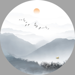 水墨山水画