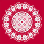 蕾丝花纹图案