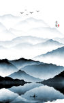 水墨画山水画