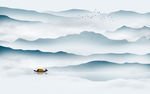 水墨山水画