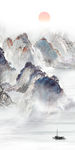 国画爆款山水画 TIF分层