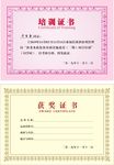 获奖证书模板 荣誉证书 荣誉