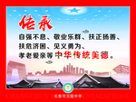学校 展板 文明 创城