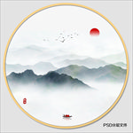 禅意山水画