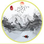 抽象山水