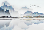 新中式山水 新中式简约 石纹山