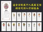 中国古代著名文学家诗人挂画