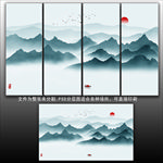 禅意水墨山水
