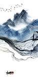 意境山水风景玄关 TIF分层