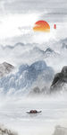 高档 山水意境玄关 TIF分层