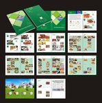绿色画册 食品画册 食材画册